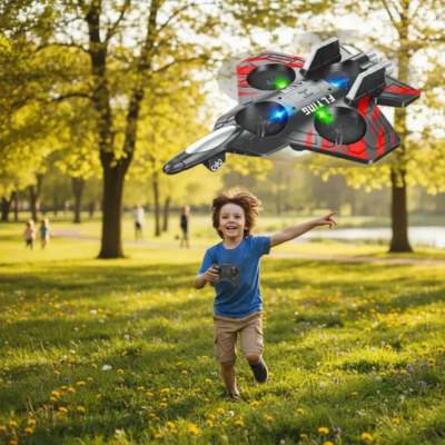 AeroStorm - Avión drone control remoto con acrobacias 360° y envío gratis.
