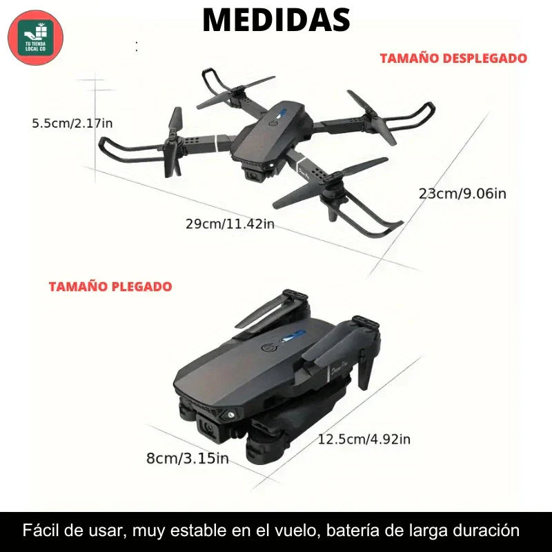 NUEVO DRONE W8 PRO MAX 2025 CON INTELIGENCIA ARTIFICIAL + ESTUCHE DE REGALO ❤️