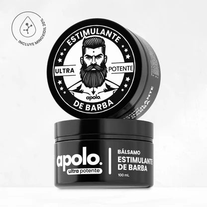 Bálsamo para Crecimiento de Barba Ultra Potente con Minoxidil 20% | 100mL 😍🦁