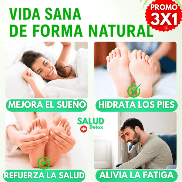 Parche Desintoxicante para Pies Kinoki Desintox - 30 Unidades.