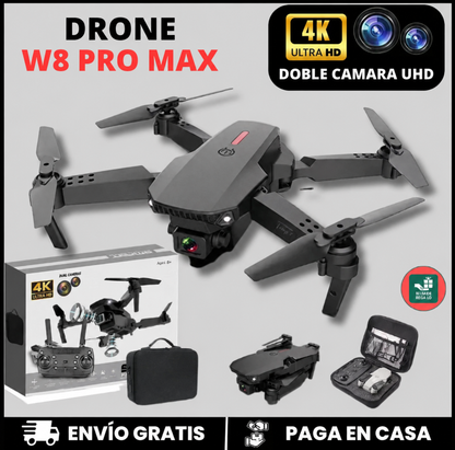 NUEVO DRONE W8 PRO MAX 2025 CON INTELIGENCIA ARTIFICIAL + ESTUCHE DE REGALO ❤️