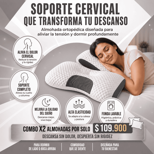 Combo 2 Almohadas Ortopédicas + Envío gratis
