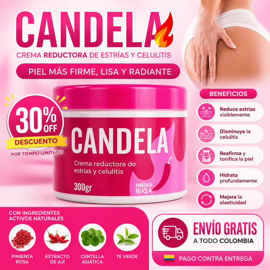 Candela Anti - Estrias Crema Reductora